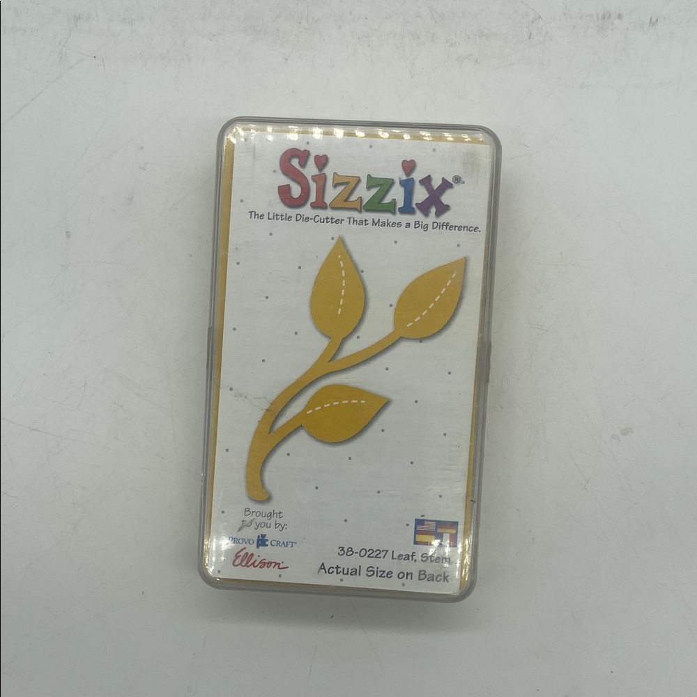 Sizzix Gold Leaf Die-Cutter 38-0227 Leaf Stem